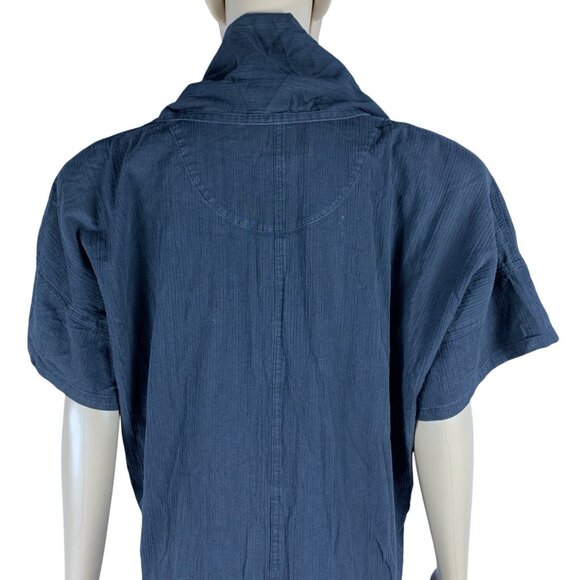 Takezo Japanese Design Dress Sz M Shift Lagenlook Pockets Made in Japan. #24 - Picture 6 of 10